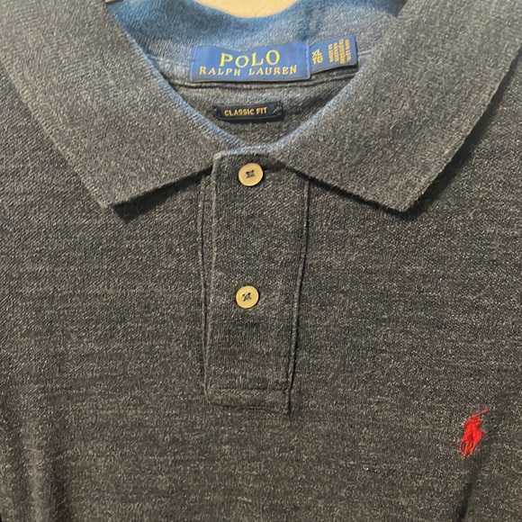 Ralph Lauren Heather Blue Polo - Picture 2 of 4